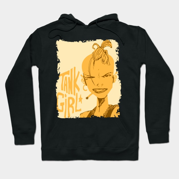 tank girl //vintage Hoodie by InstingGan